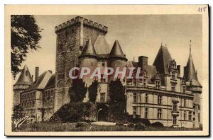 Old Postcard A G A Chateau de Charente Larocheroucauld