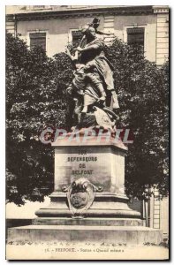 Old Postcard Belfort Statue When a Meme