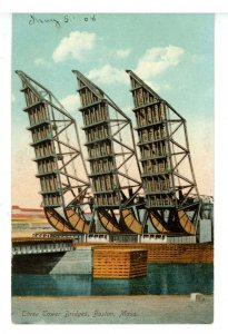 MA - Boston. Three Tower Bridges