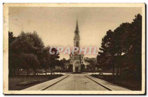 Old Postcard The Church Deauville