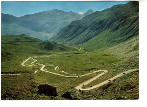 Julierpass Richtung, Bivio, Oberhalbstein, Switzerland, Winding Road