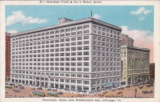 Illinois Chicago Marshall Field & Cos Retail Store Randolph State And Washing...