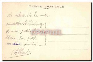 Old Postcard Cherbourg New Beach Front Situated New Maritime Station