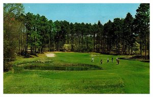 Postcard GOLF COURSE SCENE Pinehurst North Carolina NC AT3019