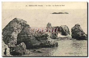 Old Postcard Croix de Vie La Cote La Cave Du Pare