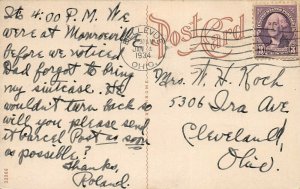 LPS15 Bellevue Ohio OH Postcard Eagles Building