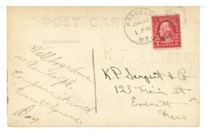 VT - Randolph.  Main Street ca 1920's   RPPC