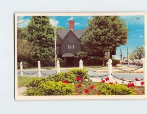 Postcard The Witch House Salem Massachusetts USA