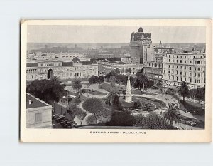 Postcard Plaza Mayo Buenos Aires Argentina