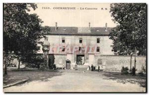 Postcard Old Barracks Courbevoie