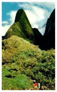 Hiking to the Needle in Iao Valley near Wailuku Maui Hawaii Postcard