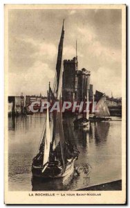 Old Postcard La Rochelle Boat Tour Saint Nicolas