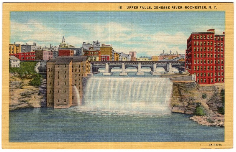 Rochester, N.Y., Upper Falls, Genesee River