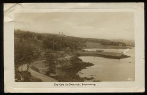 The Castle Grounds, Stornoway. Isle of Lewis, Scotland. Vintage RPPC