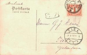Germany Decke Bonne Blommeküel Morren en Spinat... Vintage Postcard 02.73