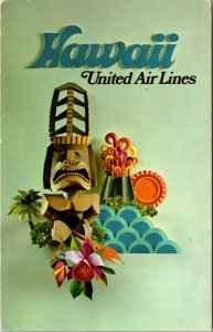 Advertising PC Hawaii United Air Lines Travel Tourism 747 Friend Ship Flights