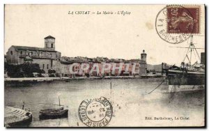 Old Postcard La Ciotat The Boat Hall