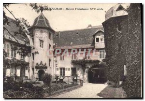 Postcard Old House Colmar Fleischauer XVI century