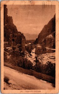 Algeria Gorges d'El Kantara Postcard  C287