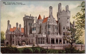 1915 Casa Loma Toronto Postcard Residence of Sir Henry Pellatt Canada Posted H82