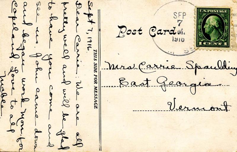 MA - Greenfield. Main Street Looking East