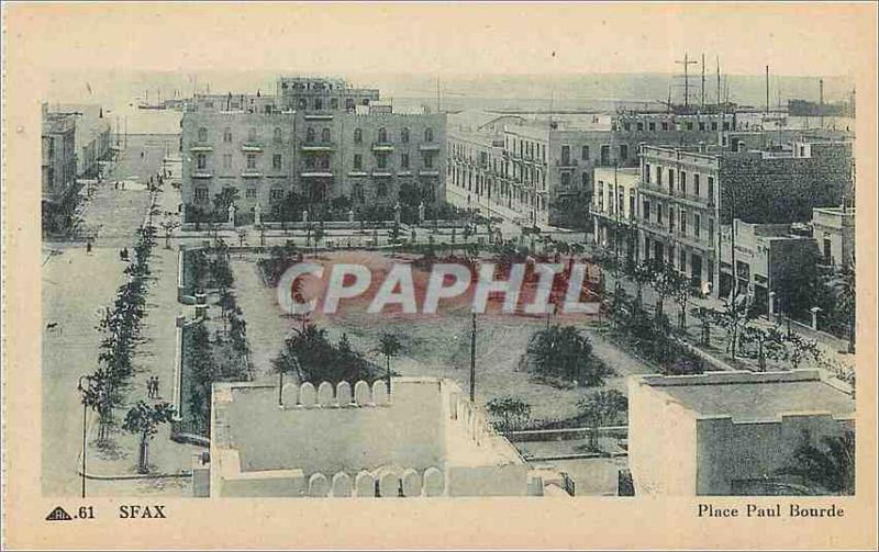 Old Postcard Sfax instead paul blunder