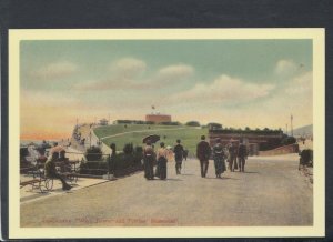 Sussex Postcard - Eastbourne Wish Tower and Terriss Memorial (Repro) - RR7453