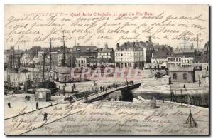 Dunkirk Postcard Old Dock of the citadel and dock Ris Ban