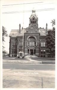 D39/ Adrian Michigan Mi Real Photo RPPC Postcard c1940s Court House Building