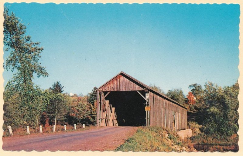 Covered Bridge on Meduxnekeag Stream - Town of Littleton, Maine