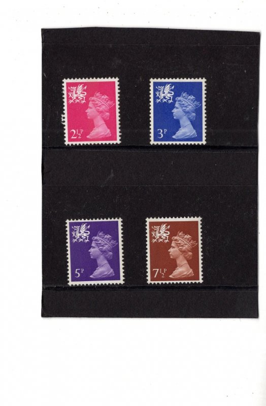 Wales Definitive Stamps, 1971