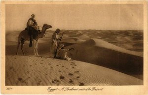 CPA Lehnert & Landrock 1584 A Lookout into the Desert EGYPT (917126)