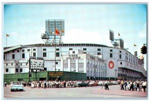 Tiger Stadium Michigan Advance Ticket Office At Trumbull Detroit MI Postcard