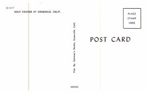 Postcard GOLF COURSE SCENE Graeagle California CA AR3942