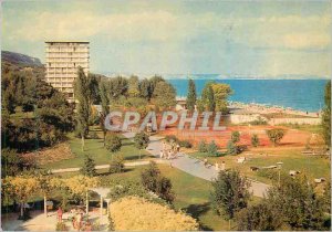 Postcard Modern Bapha Varna Golden Sands Vue Generale Tennis