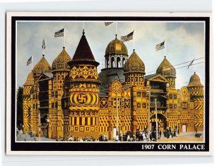 Postcard 1907 Corn Palace, Mitchell, South Dakota