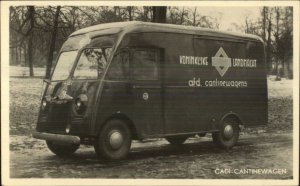 Netherlands Army Panel Truck Van Cadi Cantinewagen Real Photo Postcard