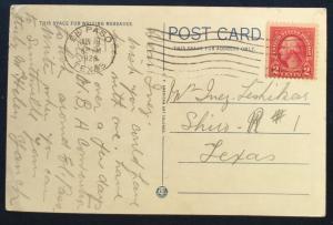 Postcard Used Superstition Mountain & Desert El Paso TX LB