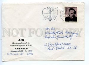 273145 GERMANY 1966 year Krefeld special cancellation COVER