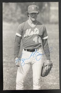 Mint USA Real Picture Postcard Baseball Player Roger McDowell Mets Signed