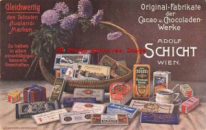 Advertising Postcard, Adolf Schicht Cacao Chocolate Products