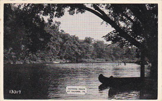 Pennsylvania Bathing Beach At Salford Dexter Press