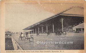 Grand Stand and Track, New York State Fair Grounds Syracuse, New York, NY, US...