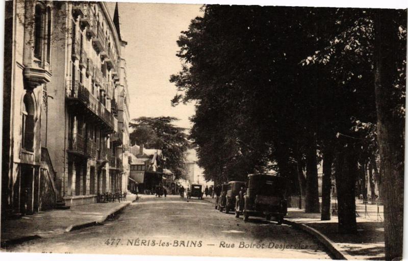 CPA NÉRIS-les-BAINS - Rue Boirot-Desjervier (262681)