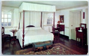 Postcard - Washington's Bedroom at Mount Vernon, Virginia