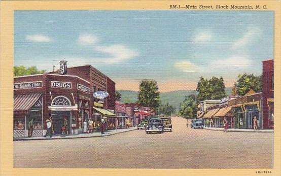 Main Street Black Mountain North Carolina