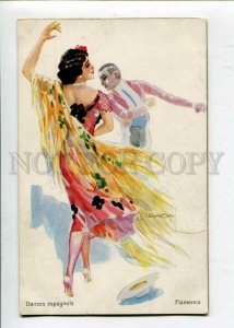 3120923 Dance FLAMENCO for Lovers By USABAL #1208 Vintage PC