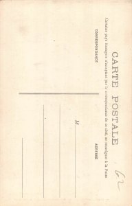 A675 France Dinan Benitier de l'Eglise Saint Malo Gargoyle vintage postcard