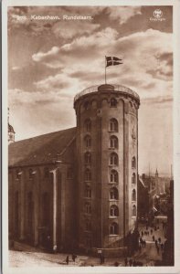 Denmark København Copenhagen Rundetaarn Vintage RPPC C143