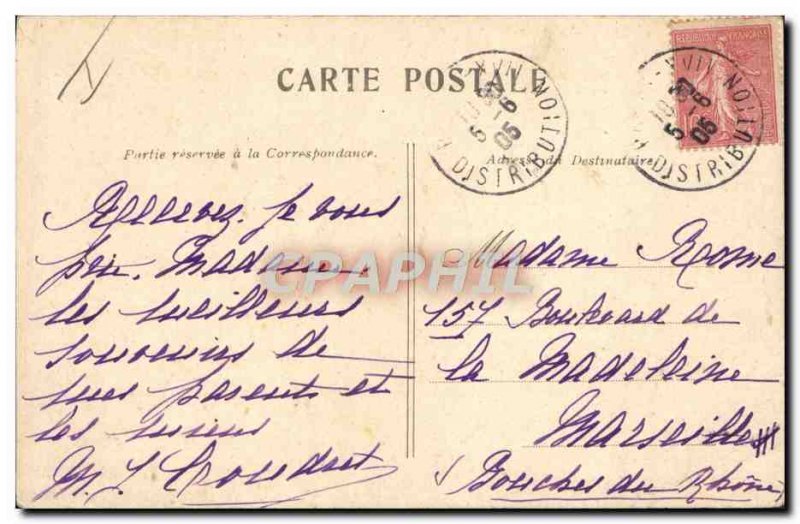 Old Postcard King Alfonso XIII of Paris & # 39Espagne